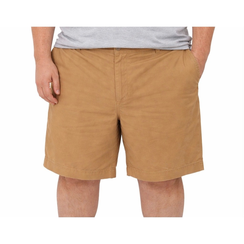 Polo Ralph Lauren Men 42 Tan Khaki Stretch Classic Fit Chino Shorts Cotton Twill